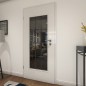 Lichtausschnitt Loft Schwarzeisen Genietet 10 Auf Grauglas Lichtausschnitt Loft Schwarzeisen Genietet 10 Auf Grauglas