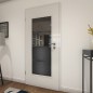 Lichtausschnitt Loft Schwarzeisen Genietet 14 Auf Grauglas Lichtausschnitt Loft Schwarzeisen Genietet 14 Auf Grauglas