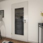 Lichtausschnitt Loft Schwarzeisen Genietet 17 Auf Grauglas Lichtausschnitt Loft Schwarzeisen Genietet 17 Auf Grauglas