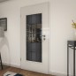 Lichtausschnitt Loft Schwarzeisen Genietet 31 Auf Grauglas Lichtausschnitt Loft Schwarzeisen Genietet 31 Auf Grauglas