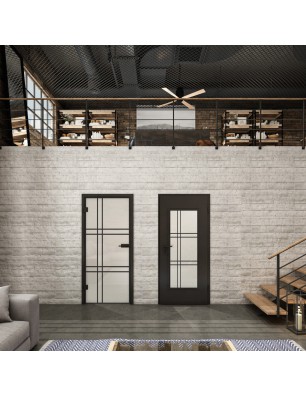 Lichtausschnitt Loft Schwarzlack 20 Blickdicht