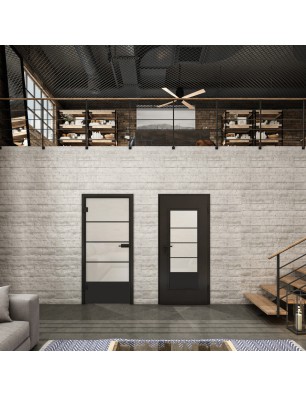 Lichtausschnitt Loft Schwarzlack 31 Blickdicht