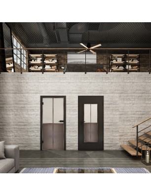 Lichtausschnitt Loft Rosteisen Genietet 20 Blickdicht