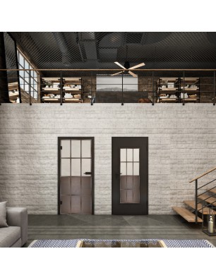 Lichtausschnitt Loft Rosteisen Genietet 22 Blickdicht