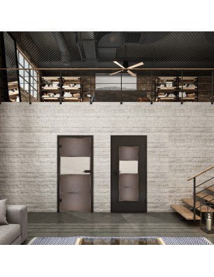 Lichtausschnitt Loft Rosteisen Genietet 26 Blickdicht