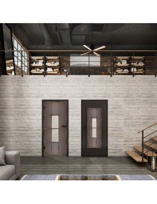 Lichtausschnitt Loft Rosteisen Genietet 35 Blickdicht