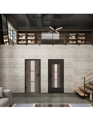 Lichtausschnitt Loft Rosteisen Genietet 36 Blickdicht