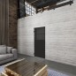 Pendeltür Loft Schwarzlack 22 Auf Grauglas Pendeltür Loft Schwarzlack 22 Auf Grauglas