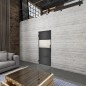 Pendeltür Loft Schwarzeisen Genietet 26 Blickdicht Pendeltür Loft Schwarzeisen Genietet 26 Blickdicht