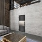 Pendeltür Loft Schwarzeisen Genietet 27 Blickdicht Pendeltür Loft Schwarzeisen Genietet 27 Blickdicht