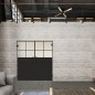 Pendeltür Loft Schwarzlack 23 Blickdicht Pendeltür Loft Schwarzlack 23 Blickdicht