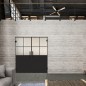 Pendeltür Loft Schwarzlack 24 Blickdicht Pendeltür Loft Schwarzlack 24 Blickdicht