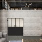 Pendeltür Loft Schwarzlack 26 Blickdicht Pendeltür Loft Schwarzlack 26 Blickdicht