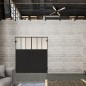 Pendeltür Loft Schwarzlack 29 Blickdicht Pendeltür Loft Schwarzlack 29 Blickdicht
