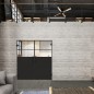 Pendeltür Loft Schwarzlack 22 Auf Klarglas Pendeltür Loft Schwarzlack 22 Auf Klarglas