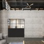 Pendeltür Loft Schwarzlack 24 Auf Klarglas Pendeltür Loft Schwarzlack 24 Auf Klarglas