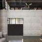 Pendeltür Loft Schwarzlack 25 Auf Klarglas Pendeltür Loft Schwarzlack 25 Auf Klarglas