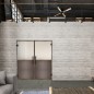 Pendeltür Loft Rosteisen Genietet 16 Blickdicht Pendeltür Loft Rosteisen Genietet 16 Blickdicht