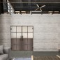 Pendeltür Loft Rosteisen Genietet 18 Blickdicht Pendeltür Loft Rosteisen Genietet 18 Blickdicht