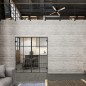 Pendeltür Loft Schwarzeisen Genietet 06 Auf Klarglas Pendeltür Loft Schwarzeisen Genietet 06 Auf Klarglas