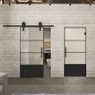 Pendeltür Loft Schwarzlack 32 Blickdicht Pendeltür Loft Schwarzlack 32 Blickdicht