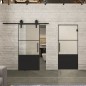 Pendeltür Loft Schwarzlack 33 Blickdicht Pendeltür Loft Schwarzlack 33 Blickdicht