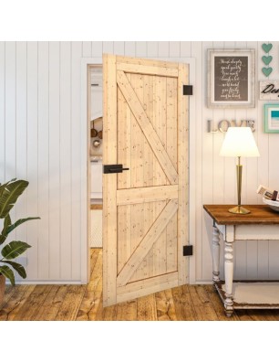 Ganzglastür - Country Astkiefer Model 40 - modernes Zuhause