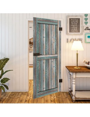 Ganzglastür - Country Bunt geplankt Model 20