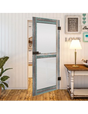 Ganzglastür - Country Bunt geplankt Model 23