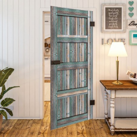 Ganzglastür - Country Bunt geplankt Model 30