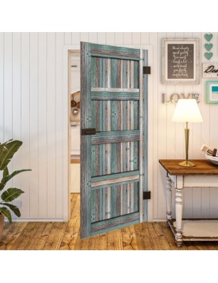 Ganzglastür - Country Bunt geplankt Model 30