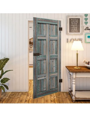 Ganzglastür - Country Bunt geplankt Model 60