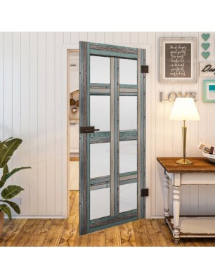 Ganzglastür - Country Bunt geplankt Model 64