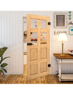 Ganzglastür - Country Sonoma Eiche Model 62-modernes Zuhause