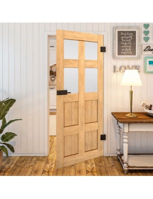 Ganzglastür - Country Sonoma Eiche Model 65-modernes Zuhause