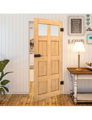 Ganzglastür - Country Sonoma Eiche Model 66-modernes Zuhause