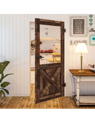 Ganzglastür - Country Altholz Astig Model 51