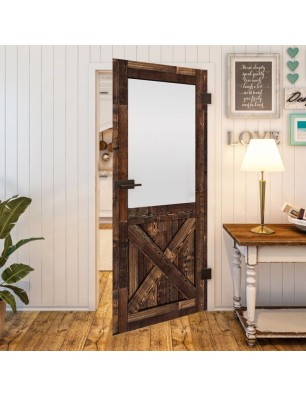 Ganzglastür - Country Altholz Astig Model 53