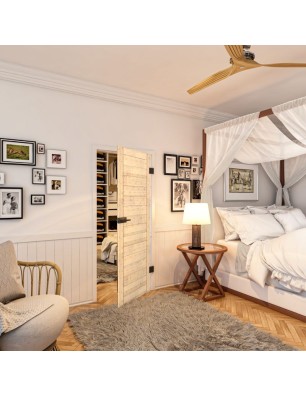 Ganzglastür - Country Astkiefer Model 10 - modernes Zuhause