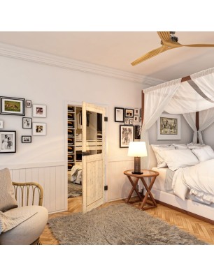 Ganzglastür - Country Astkiefer Model 22 - modernes Zuhause