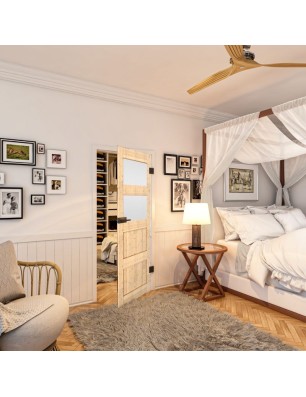 Ganzglastür - Country Astkiefer Model 37 - modernes Zuhause