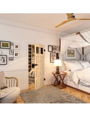 Ganzglastür - Country Astkiefer Model 63 - modernes Zuhause