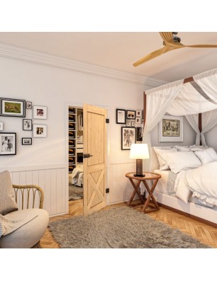 Ganzglastür - Country Sonoma Eiche Model 50-modernes Zuhause