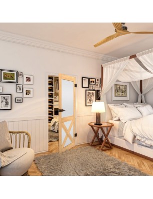 Ganzglastür - Country Sonoma Eiche Model 53-modernes Zuhause