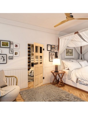 Ganzglastür - Country Sonoma Eiche Model 62-modernes Zuhause