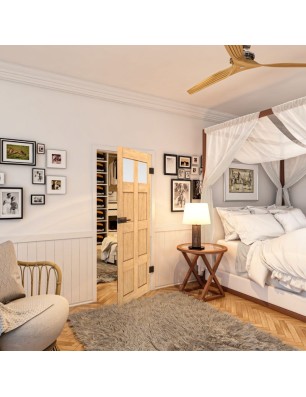 Ganzglastür - Country Sonoma Eiche Model 66-modernes Zuhause