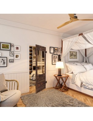 Ganzglastür - Country Altholz Astig Model 12