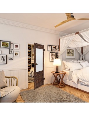 Ganzglastür - Country Altholz Astig Model 14