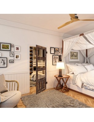 Ganzglastür - Country Altholz Astig Model 33