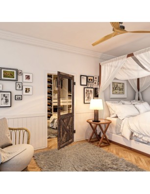 Ganzglastür - Country Altholz Astig Model 51